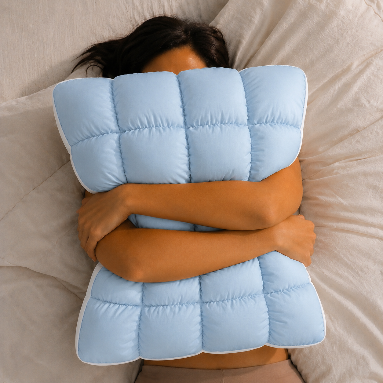CloudPuff Pillow - Double-Soft Quilted Insert
